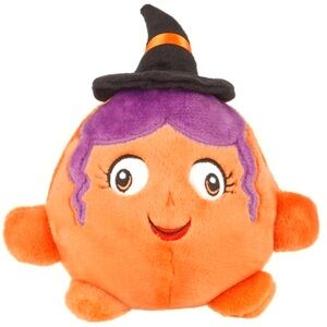 Creatology Orange and Purple Witch Pumpkin Plush Toy 9”